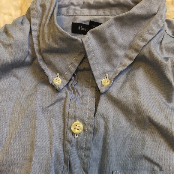 Abercrombie & Fitch Button Down Light Blue Shirt - Picture 4 of 6